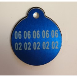 MEDAILLE RONDE CHIEN/CHAT